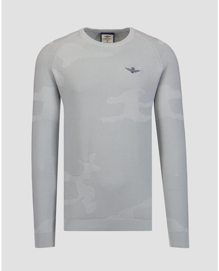 Men's blue jumper Aeronautica Militare