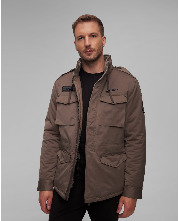 Veste marron pour hommes Aeronautica Militare 