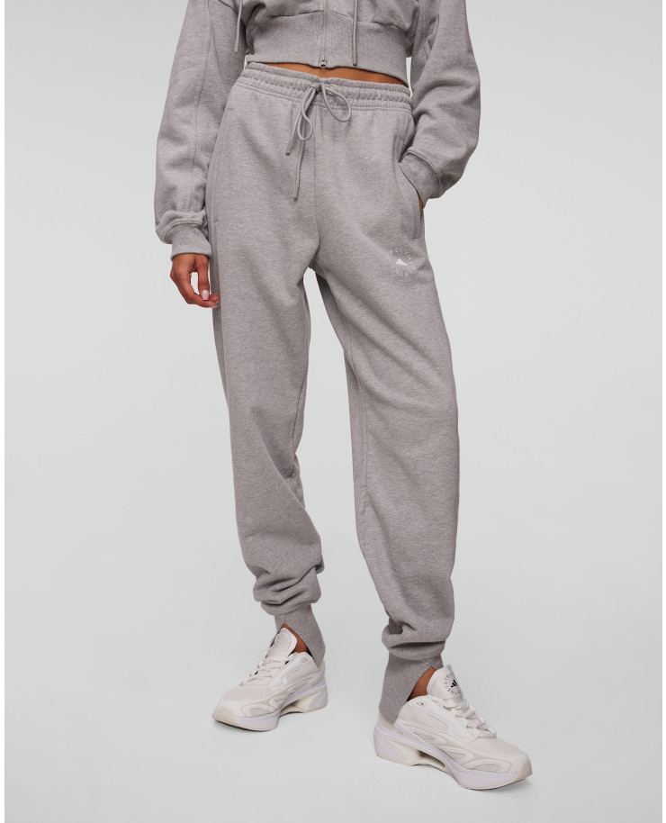 Pantalon de survêtement gris pour femmes Adidas by Stella McCartney 