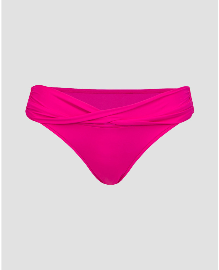 Women's pink swimsuit bottom Seafolly Twist Band Mini Hipster Pant