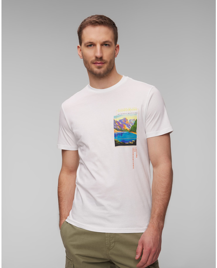 Napapijri S-Canada Herren-T-Shirt in Weiß