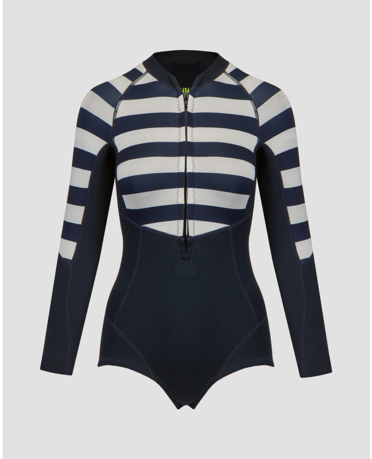 Combinaison de plongée bleu marine et blanc pour femmes Helly Hansen Waterwear Longsleeve Wetsuit