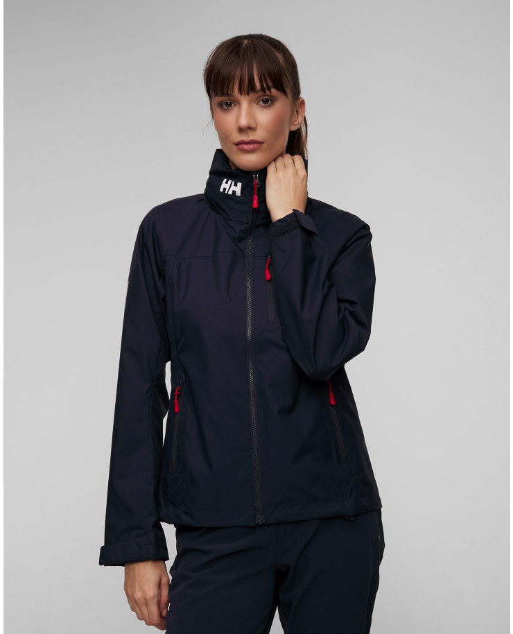 Veste de voile bleu marine pour femmes Helly Hansen Crew Hooded Jacket 2.0