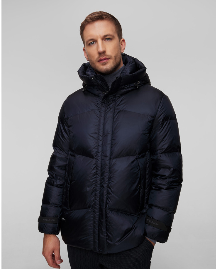 Pánska tmavomodrá bunda Woolrich Pertex Puffer Jacket