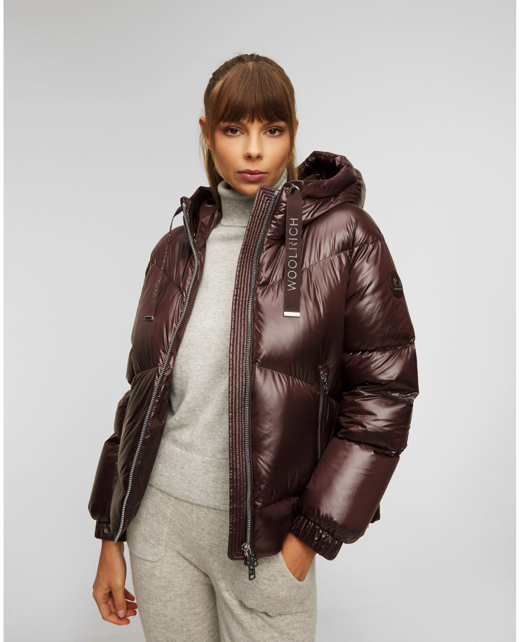 Dámská péřová bunda Woolrich Aliquippa Short Puffer Jacket