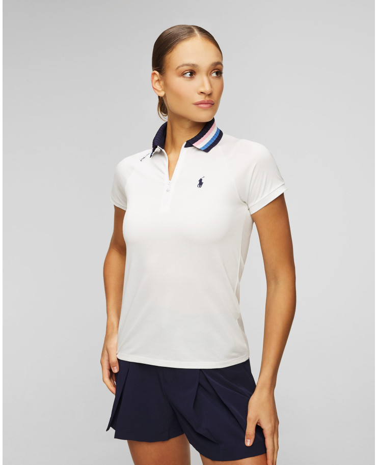 Polo bianca da donna Ralph Lauren RLX Golf