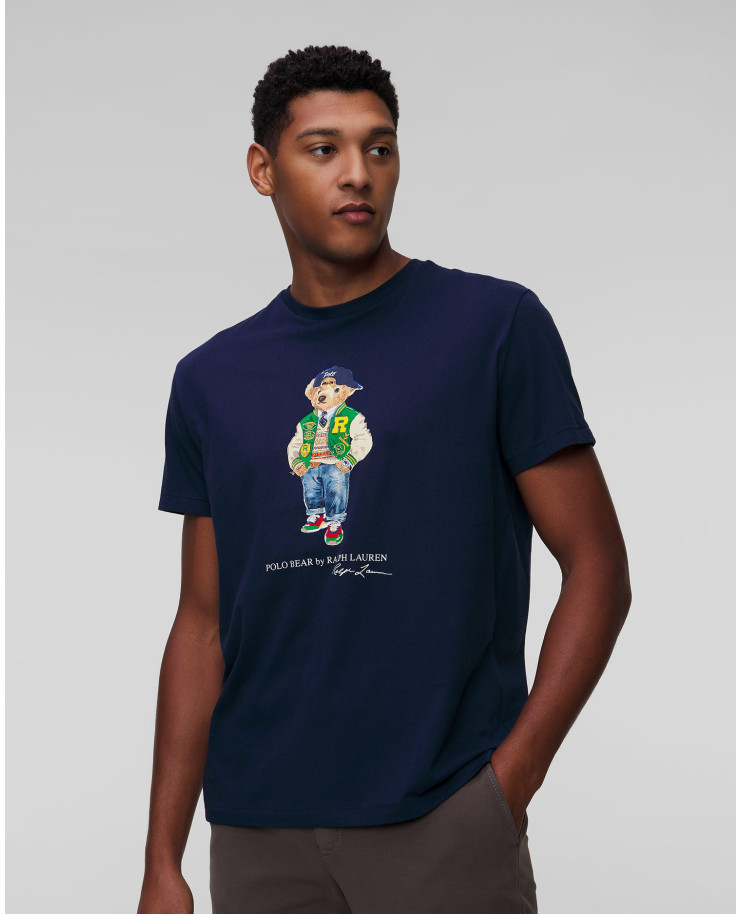 Granatowy T-shirt męski Polo Ralph Lauren