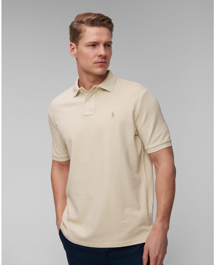 Men's beige polo Polo Ralph Lauren