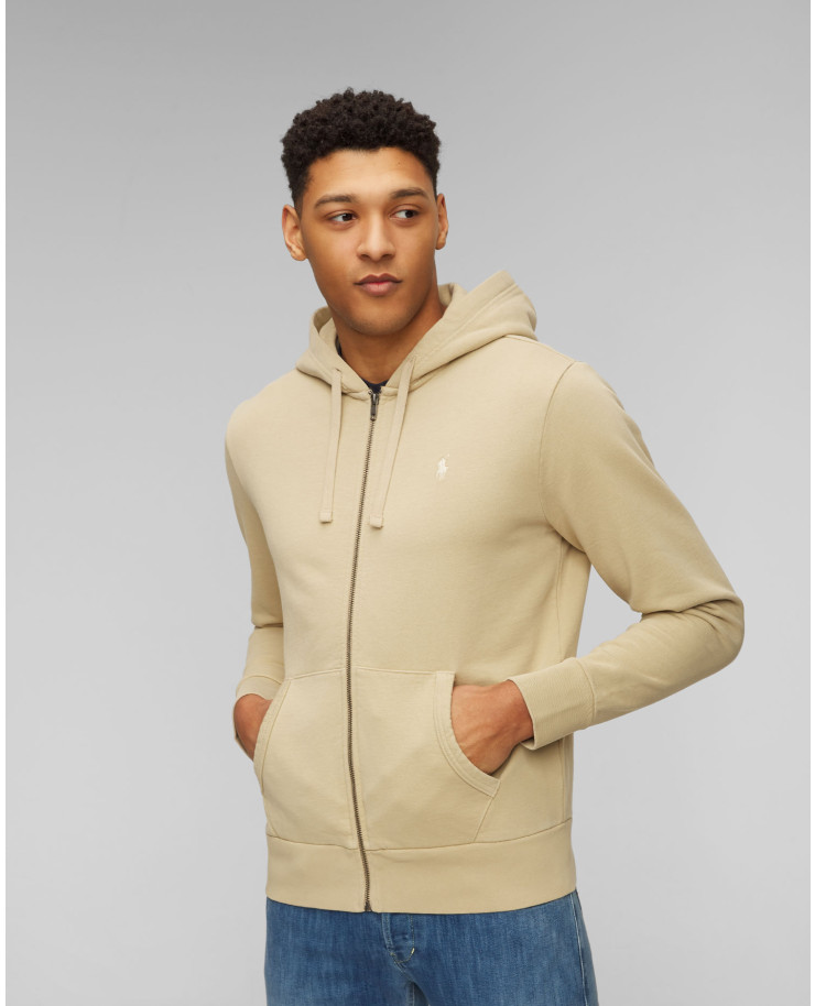 Felpa beige con cappuccio da uomo Polo Ralph Lauren