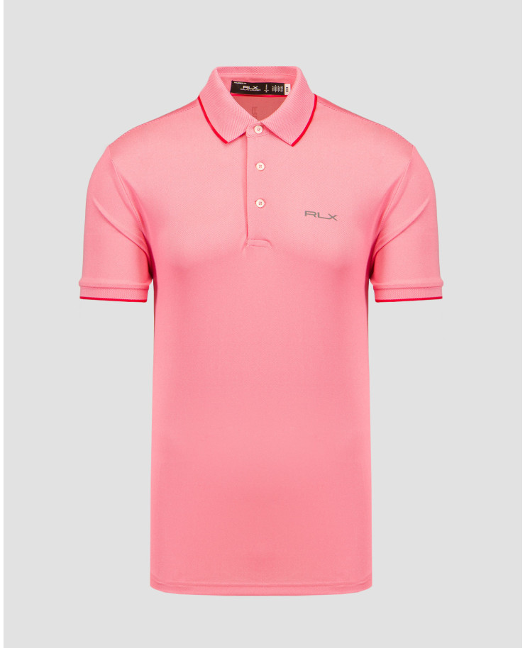 Polo rosa da uomo Ralph Lauren RLX Golf