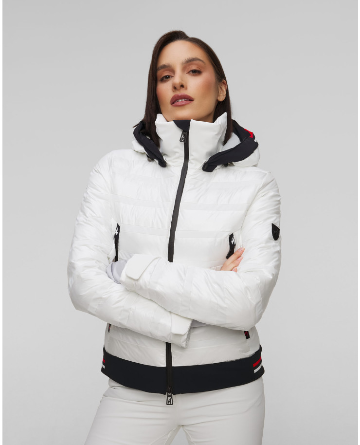 Veste de ski blanche pour femmes Toni Sailer Rubie 