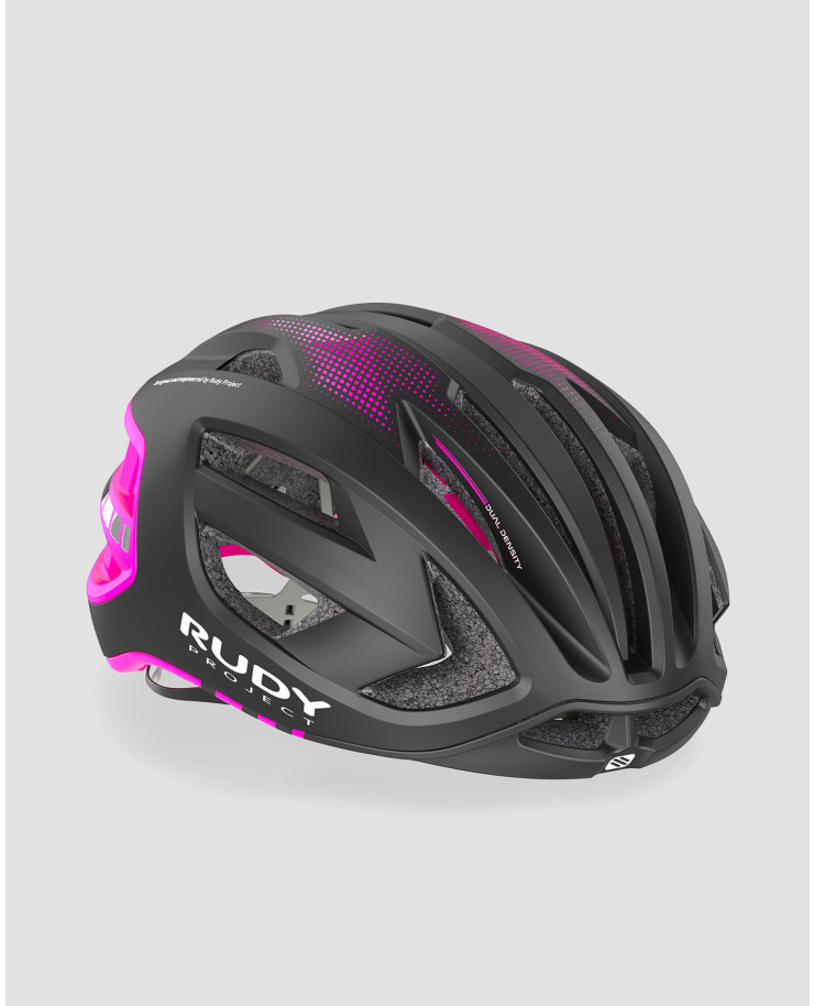 Casque de vélo noir et rose Rudy Project Egos 