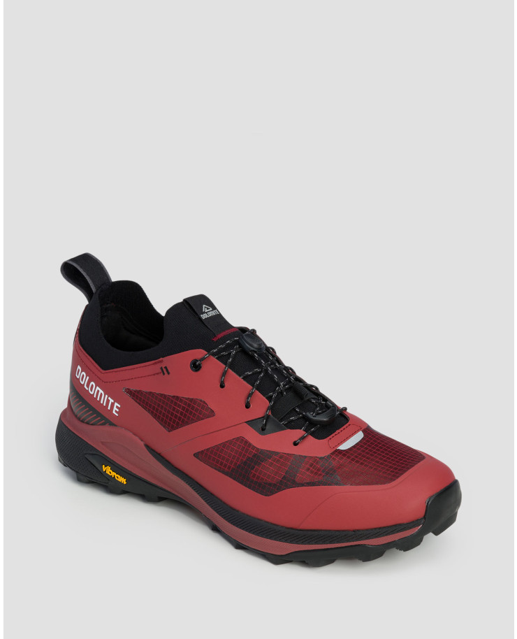 Chaussures de trekking basses rouges pour hommes Dolomite Nibelia 