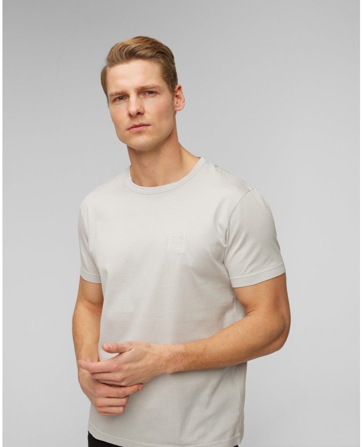 T-shirt gris pour hommes Dondup 