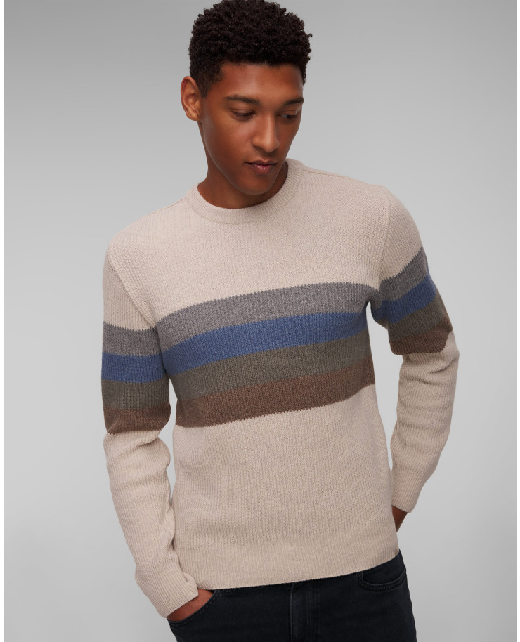 Pull en laine en tricot pour hommes Paul&Shark