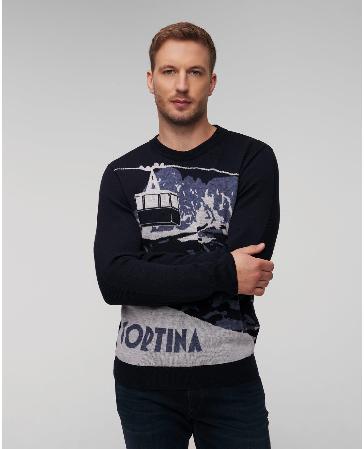 Pull en laine à motif pour hommes Paul&Shark