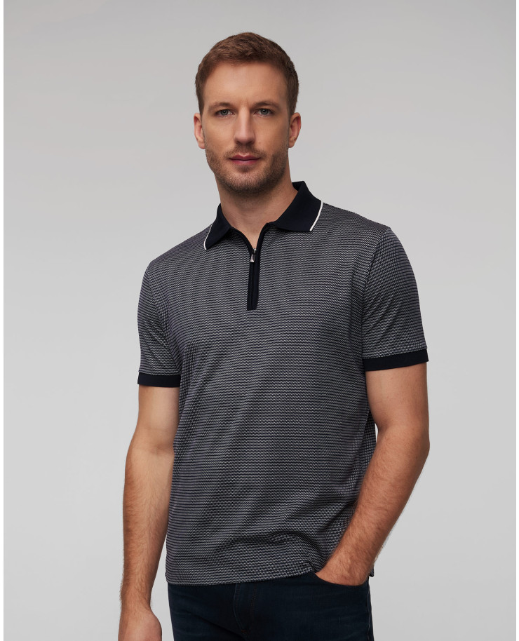 Polo bleu marine pour hommes Paul&Shark