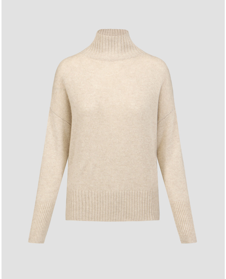 Allude Mockneck Damen-Rollkragenpullover aus Kaschmir