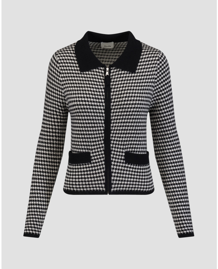 Maglione in lana a pied-de-poule da donna Allude