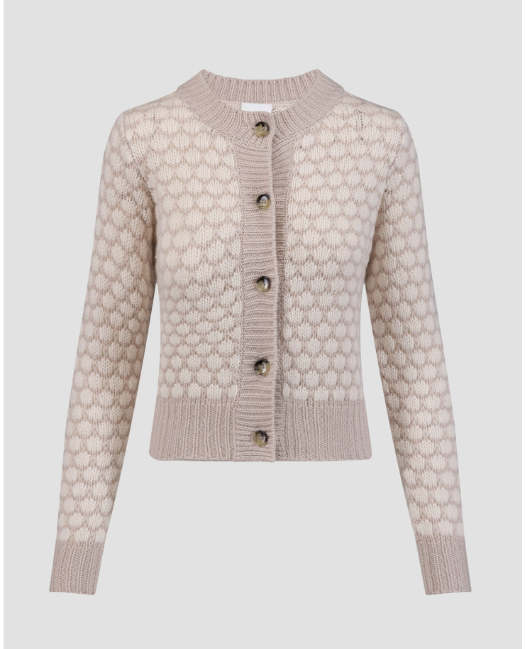 Women's wool cashmere cardigan Allude