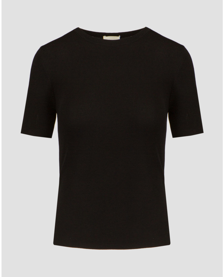 Women's black wool jumper Allude