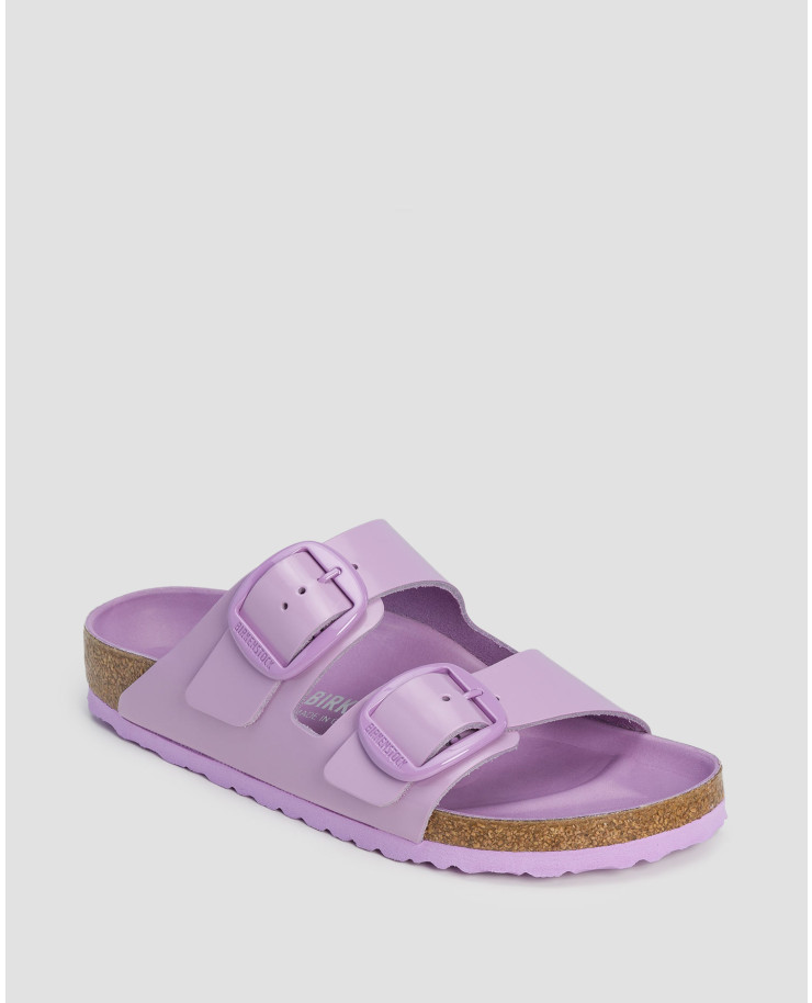 Fioletowe klapki damskie Birkenstock Arizona BB Narrow