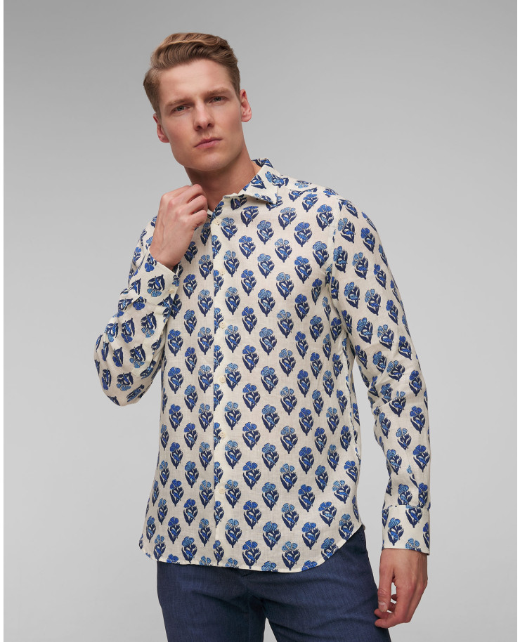 Camicia di lino da uomo MC2 Saint Barth