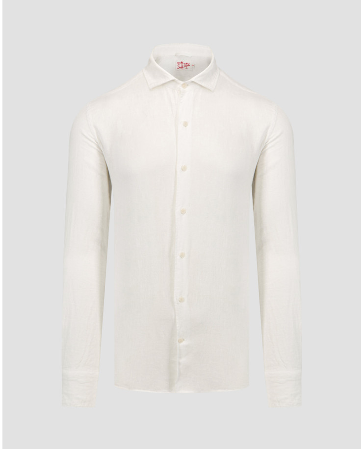 Chemise en lin blanche pour hommes MC2 Saint Barth