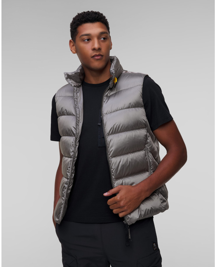 Gilet grigio con piumino da uomo Parajumpers Jeordie