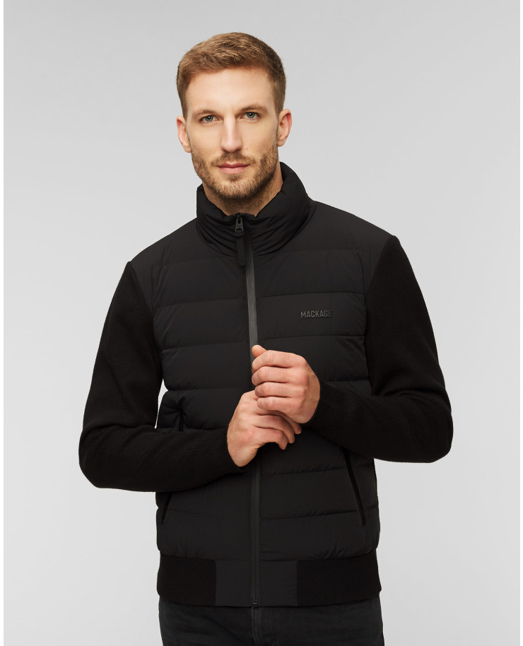 Mackage Haney-City Schwarze Hybridjacke für Herren