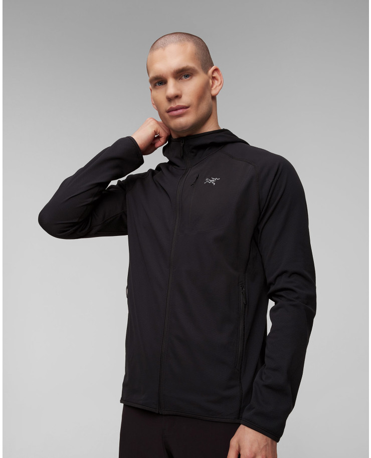 Men's black midlayer sweatshirt Arcteryx Delta Hdy M