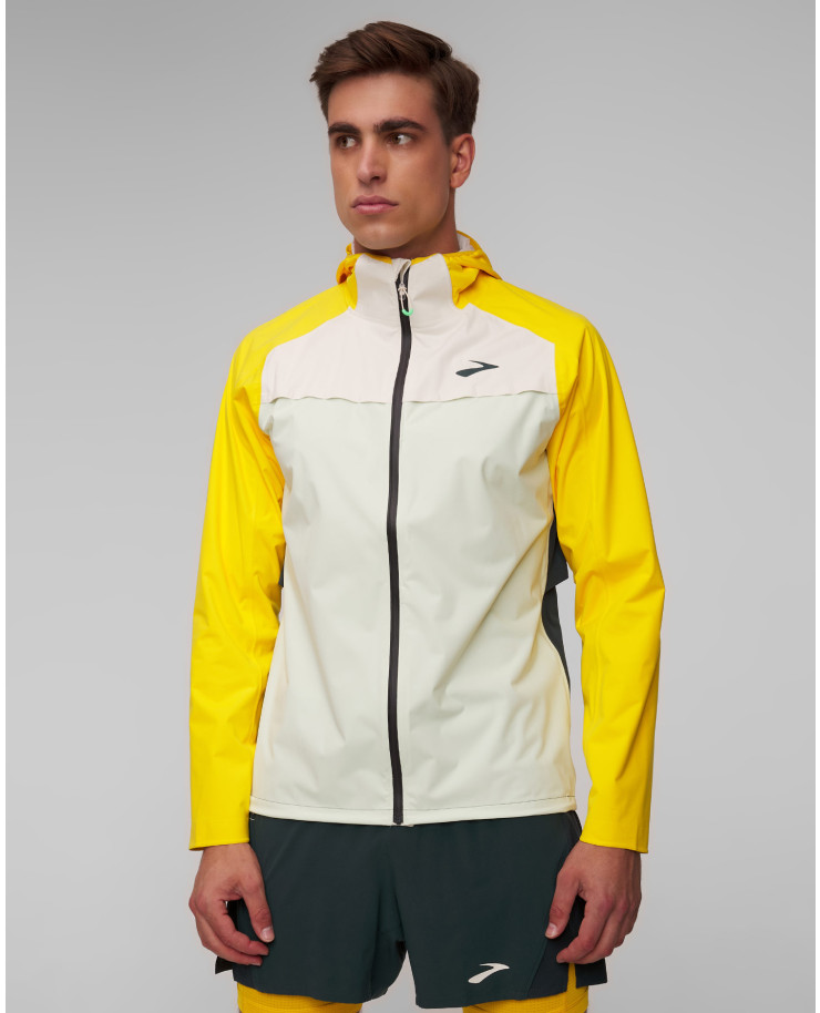 Pánska bežecká vetrovka do dažďa Brooks High Point Waterproof Jacket