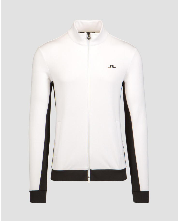 Veste blanche pour hommes J.Lindeberg Callum Zip Jacket