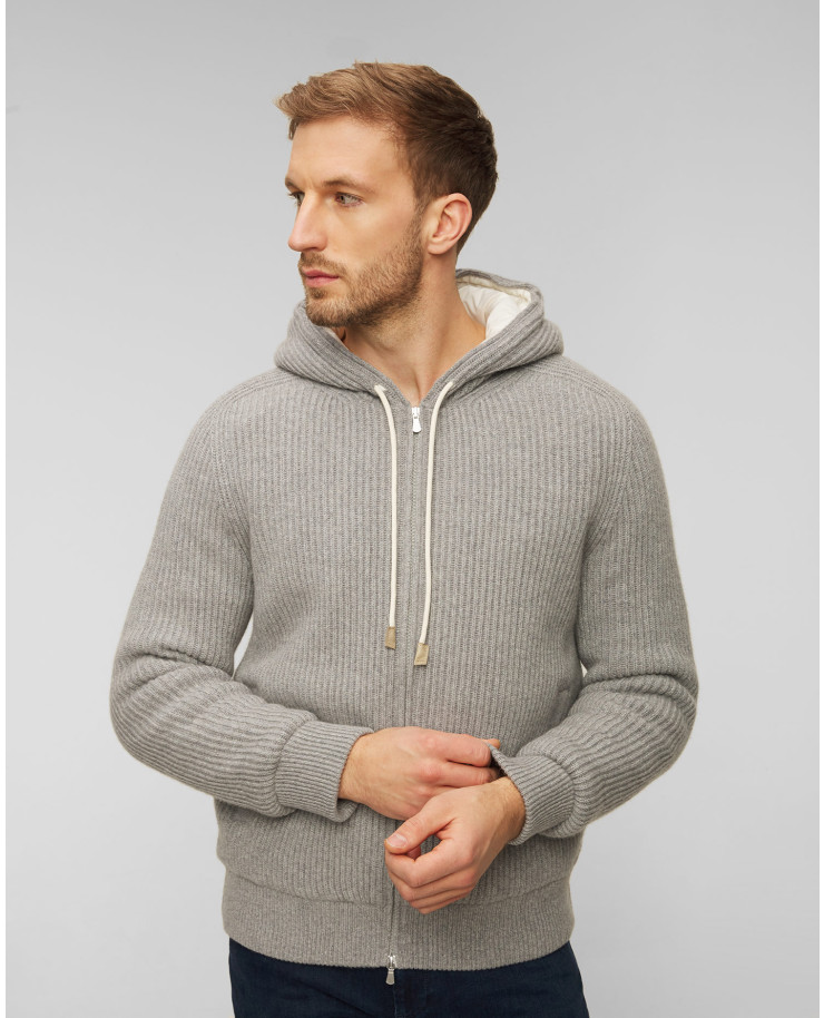 Pull stretch en cachemire pour homme Gran Sasso