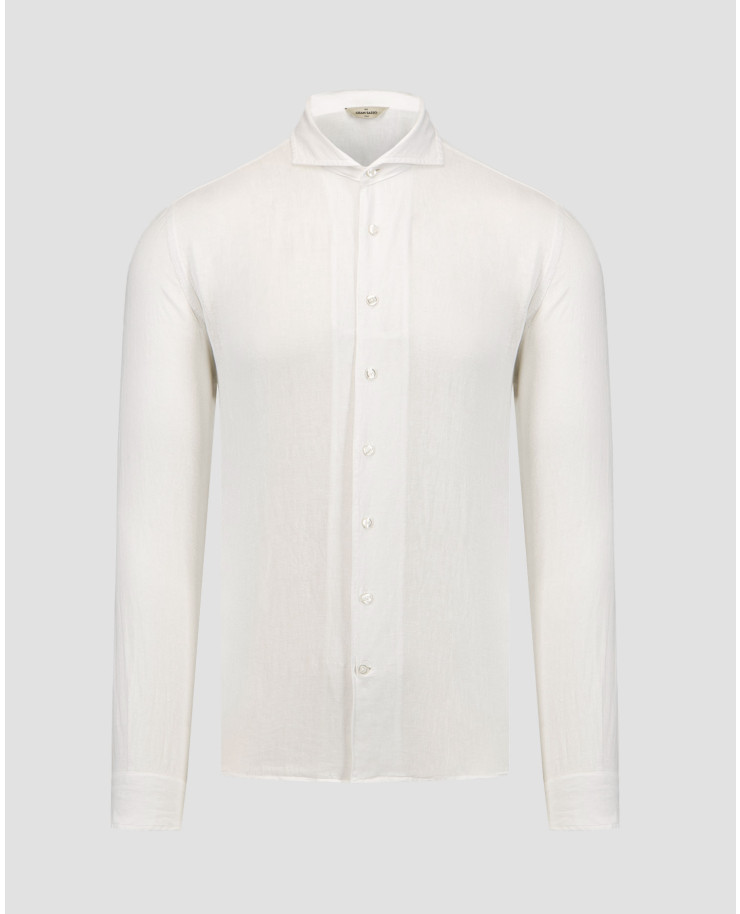 Chemise en lin blanche Gran Sasso Vintage