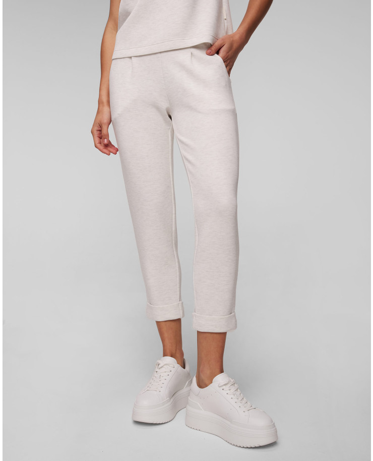 Beżowe spodnie damskie Varley The Rolled Cuff Pant 25