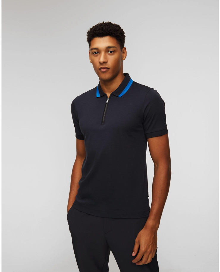 Polo blu da uomo Hugo Boss Polston