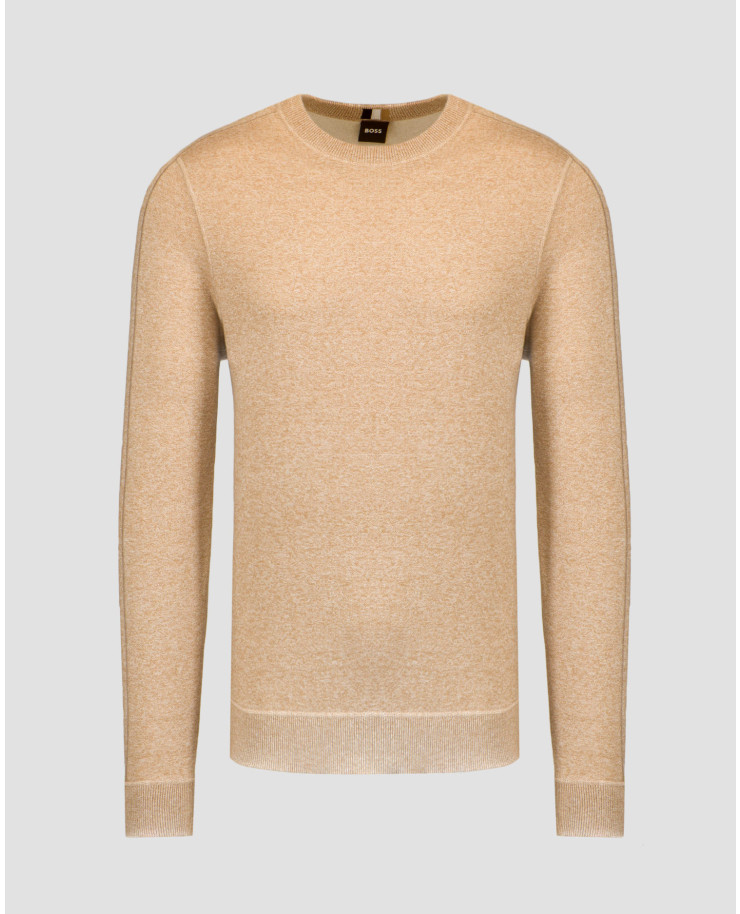 Maglione beige con lana Hugo Boss Onore