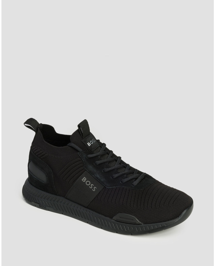 Sneakersy męskie Hugo Boss Titanium czarne