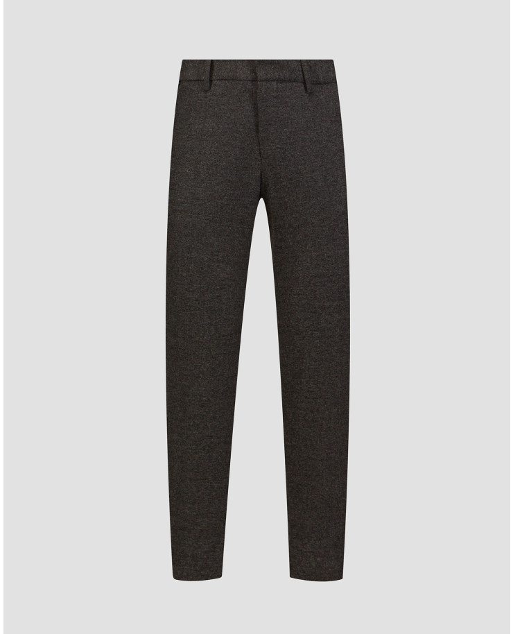 Men's grey woolen trousers Hugo Boss P Genius