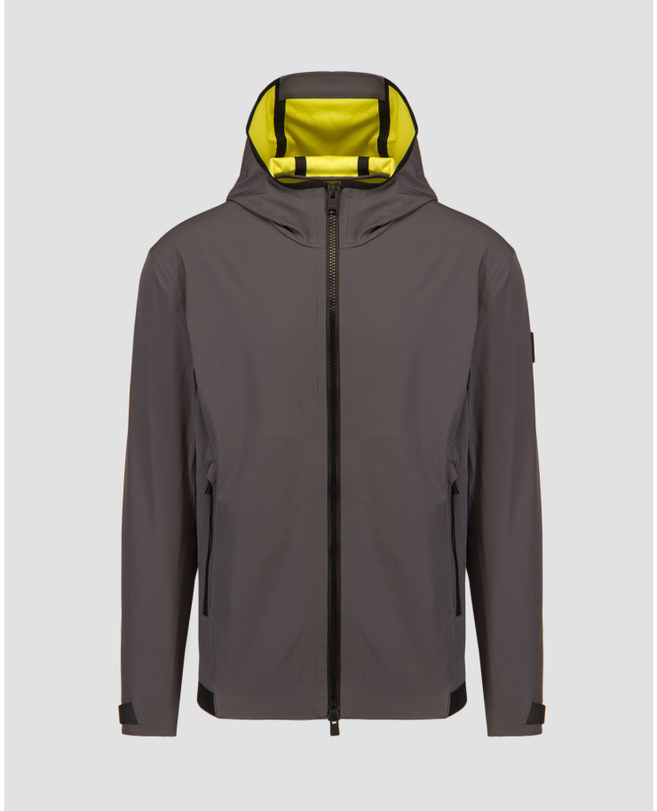 Szara kurtka softshell męska Hugo Boss P-Centro