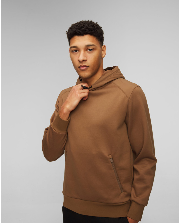 Sweat-shirt à capuche marron pour hommes Hugo Boss P-Seeger 