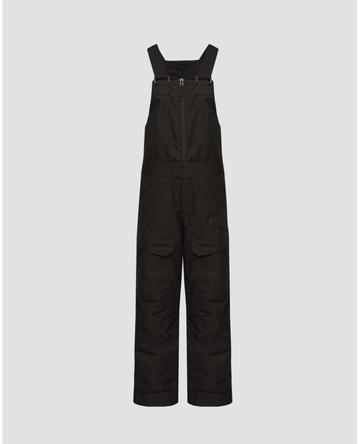 Children's black ski trousers Picture Organic Clothing Ninge BIB 10/10