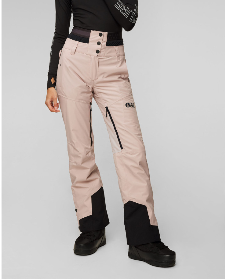 Pantalon de ski beige pour femmes Picture Organic Clothing Exa 20/20