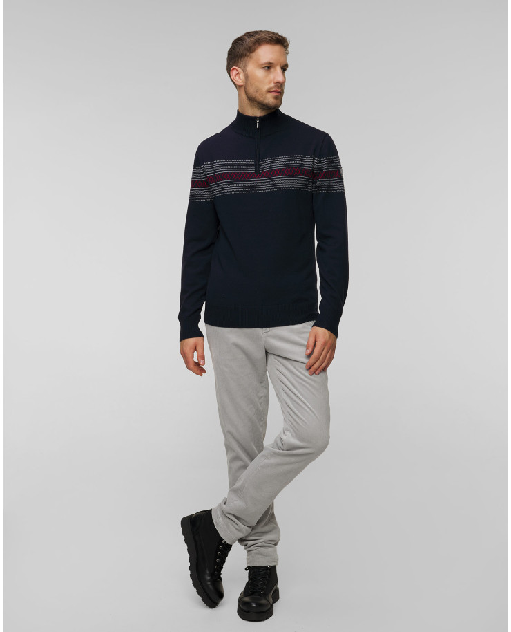 Pull en laine pour hommes We Norwegians Signature