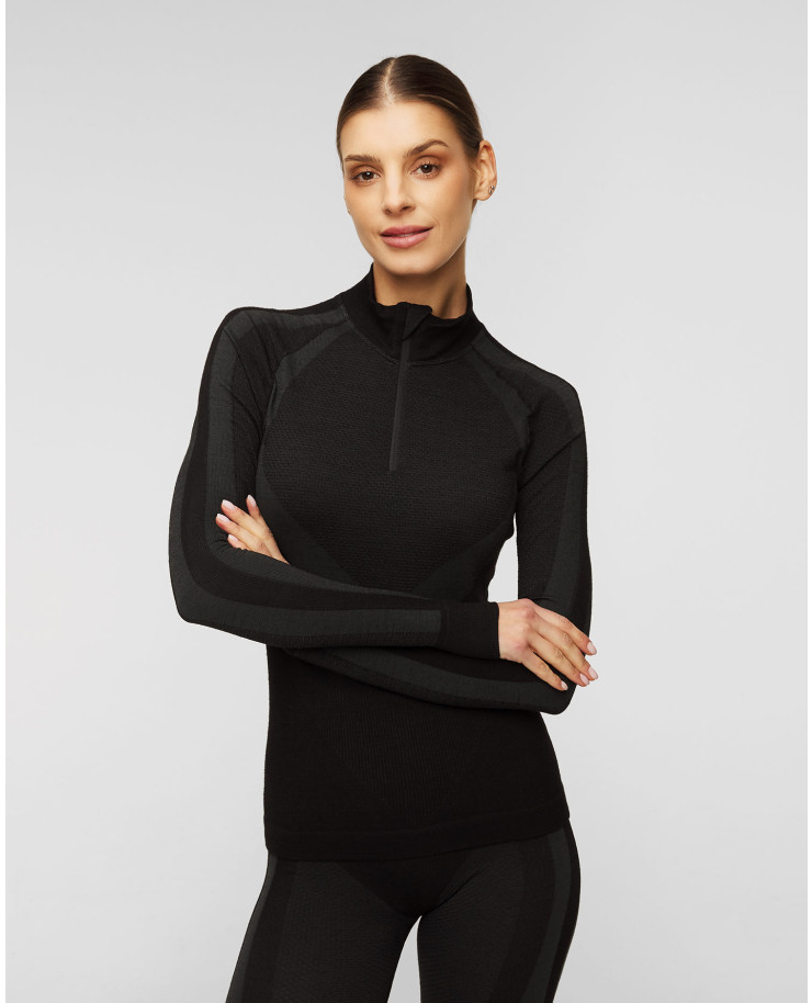 Women's black seamless longsleeve We Norwegians Racer