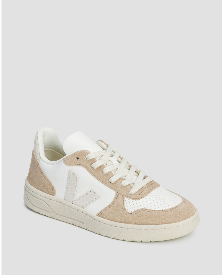 Veja V-10 Lederschuhe für Damen in Weiß