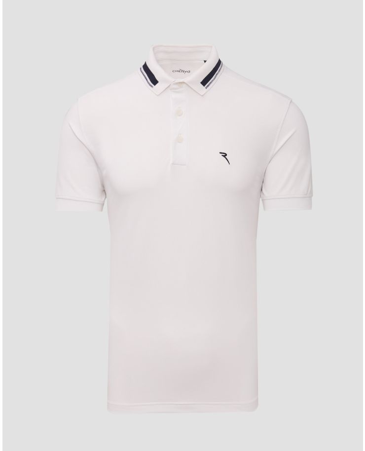 Polo blanc pour hommes Chervo Abbaglio 