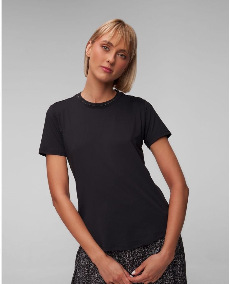 Women’s black T-shirt Chervo Loredana 