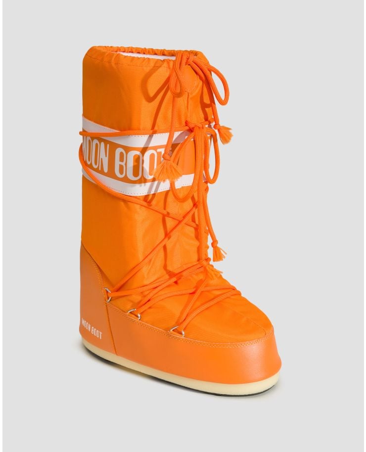 Cizme de zăpadă pentru femei Moon Boot Icon Nylon - portocală
